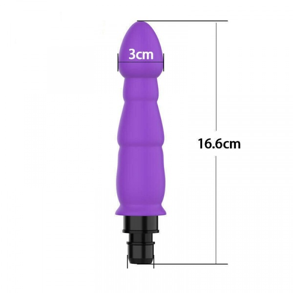 Фаллоимитатор для секс-машины Lindemann, фиолетовый, 13 см
